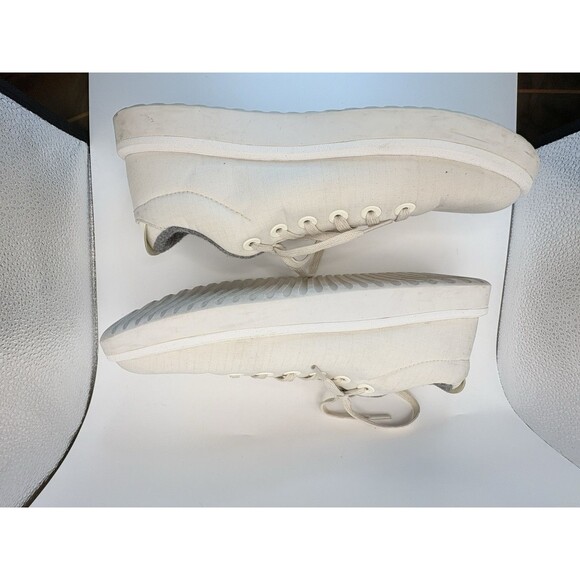 Allbirds Wool Piper Women’s Sneakers Size 11 Natural Off White Lace Up Shoes - Picture 8 of 10